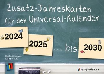 portada Zusatz-Jahreskarten 2024? 2030 für den Universal-Kalender: Ergänzendes set für Kita und Schule