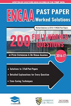 portada Engaa Past Paper Worked Solutions: Detailed Step-By-Step Explanations for Over 200 Questions, Includes all Past Papers,Engineering Admissions Assessment, Uniadmissions (in English)