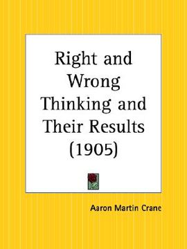 portada right and wrong thinking and their results (in English)