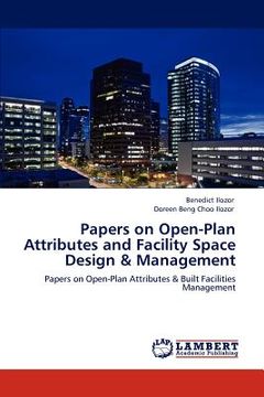 portada papers on open-plan attributes and facility space design & management
