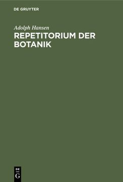 portada Repetitorium der Botanik (en Alemán)