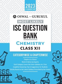 portada Oswal - Gurukul Chemistry Most Likely Question Bank: ISC Class 12 for 2023 Exam (en Inglés)