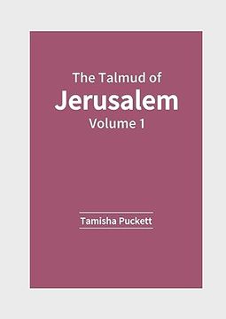 portada The Talmud of Jerusalem: Volume 1 (en Inglés)