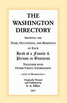 portada The Directory of Washington, D.C. - 1827 (en Inglés)