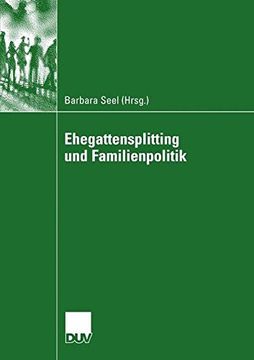 portada Ehegattensplitting und Familienpolitik (German Edition)