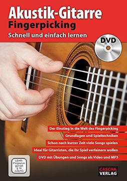 portada Akustik-Gitarre Fingerpicking - Schnell und einfach lernen + DVD (in German)