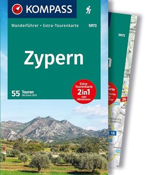 portada Kompass Wanderf? Hrer Zypern, 55 Touren mit Extra-Tourenkarte