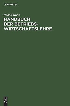 portada Handbuch der Betriebswirtschaftslehre (in German)