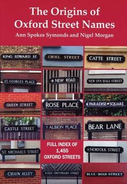 portada The Origins of Oxford Street Names (en Inglés)