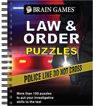 portada Brain Games law and Order Puzzles (en Inglés)
