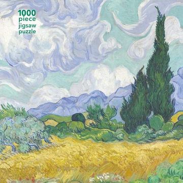 portada Adult Jigsaw Vincent van Gogh: Wheatfield With Cypress: 1000 Piece Jigsaw (1000-Piece Jigsaw Puzzles) (in English)