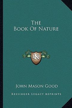 portada the book of nature (en Inglés)