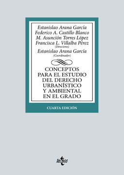 portada Conceptos para el estudio del Derecho urbanístico y ambiental en el grado (en Castellano)