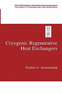 portada Cryogenic Regenerative Heat Exchangers (en Inglés)