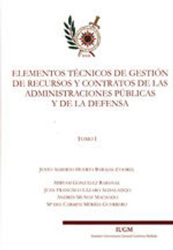 portada Elementos Tecnicos de Gestion de Recursos y Contratos de las Administraciones Publicas y de la Defensa Tomo ii