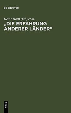 portada "Die Erfahrung Anderer Länder" (in German)