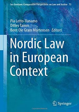 portada Nordic law in European Context (Ius Gentium: Comparative Perspectives on law and Justice) 