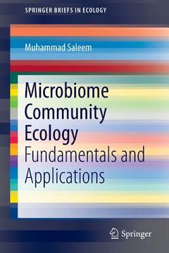 portada Microbiome Community Ecology: Fundamentals and Applications (en Inglés)