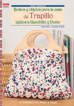 portada Bolsos y Objetos Para la Casa de Trapillo Tejidos a Ganchillo y Punto