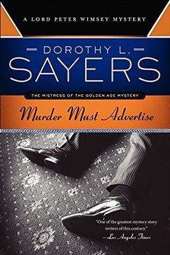 portada Murder Must Advertise: A Lord Peter Wimsey Mystery (Lord Peter Wimsey Mysteries) (in English)