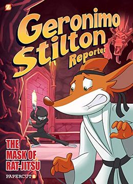 portada Geronimo Stilton Reporter #9: The Mask of rat Jit-Su (Geronimo Stilton Reporter Graphic Novels) (en Inglés)