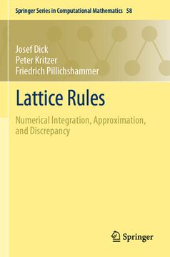 portada Lattice Rules: Numerical Integration, Approximation, and Discrepancy (en Inglés)