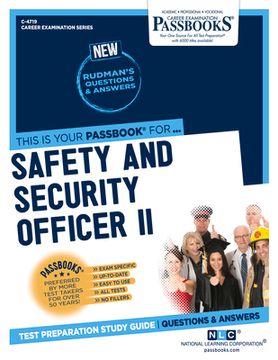 portada Safety and Security Officer II (C-4719): Passbooks Study Guide Volume 4719