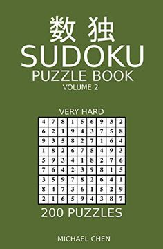 portada Sudoku Puzzle Book: 200 Very Hard Puzzles (Sudoku Very Hard) (Volume 2) 