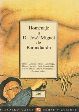 portada Homenaje a d. José Miguel de Barandiarán