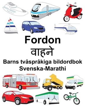 portada Svenska-Marathi Fordon Barns tvåspråkiga bildordbok (en Sueco)