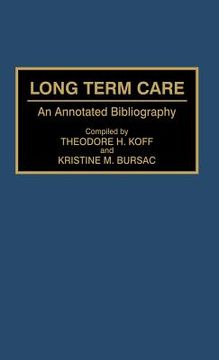 portada long term care: an annotated bibliography (en Inglés)