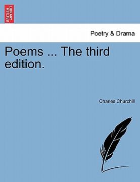 portada poems ... the third edition. (en Inglés)