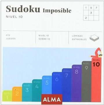 portada Sudoku Imposible. Nivel 10: 25 (Cuadrados de Diversión)