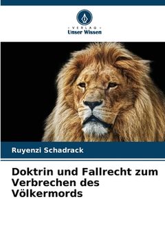 portada Doktrin und Fallrecht zum Verbrechen des Völkermords (in German)