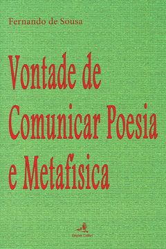 portada VONTADE DE COMUNICAR POESIA E METAFÍSICA