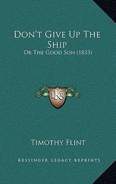 portada don't give up the ship: or the good son (1833)