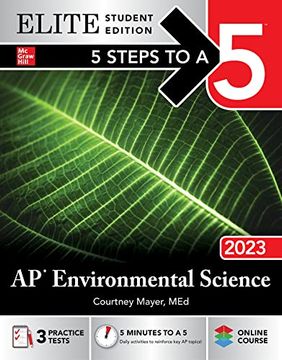 portada 5 Steps to a 5: AP Environmental Science 2024 Elite Student Edition (in English)
