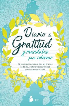 portada Diario de Gratitud y Mandalas Para Colorear