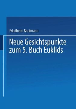 portada Neue Gesichtspunkte Zum 5. Buch Euklids