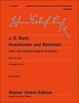 portada Inventions and Sinfonias BWV 772 - 801Two and Three Part Inventionspiano: BWV 772 - 801 / Zwei- und dreistimmige Inventionen (Wiener Urtext) (en Alemán)