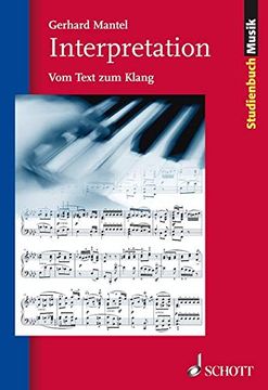 portada Interpretation: Vom Text zum Klang (en Alemán)