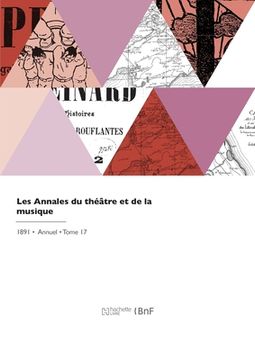 portada Les Annales Du Théâtre Et de la Musique (en Francés)