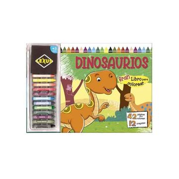 portada Dinosaurios. Gran Libro Para Colorear / pd.
