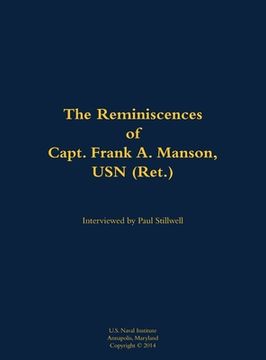portada Reminiscences of Capt. Frank A. Manson, USN (Ret.) (in English)