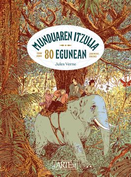 portada Munduaren Itzulia 80 Egunean (en Euskera)