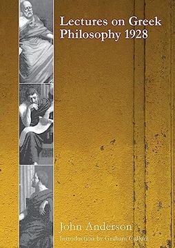 portada Lectures on Greek Philosophy 1928 (in English)