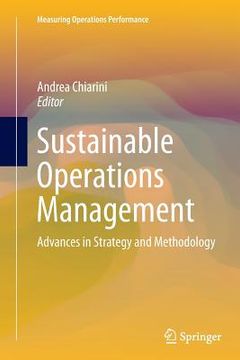 portada Sustainable Operations Management: Advances in Strategy and Methodology (in English)