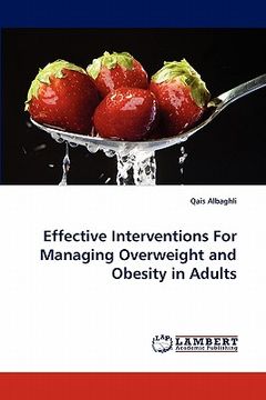 portada effective interventions for managing overweight and obesity in adults (en Inglés)