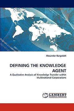 portada defining the knowledge agent (en Inglés)