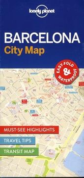 portada Lonely Planet Barcelona City Map (en Inglés)